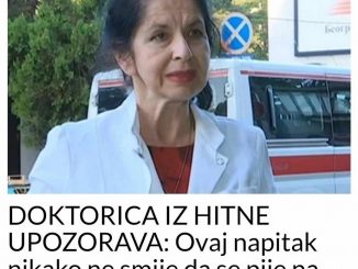 Doktorka Danijela Jevtić iz Hitne pomoći dala je