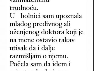 “Mlada sam, imala sam vanmateričnu trudnoću