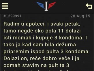 RADIM U JEDNOJ APOTECI, I TAKO SVAKI PETAK