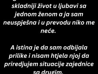 “Boli me kada mi je kćerka koju sama odgajam od njene 6