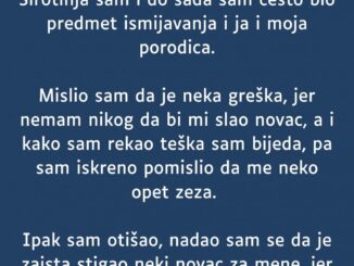 “U petak su me pozvali iz pošte da dođem u poštu