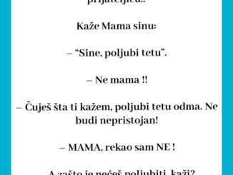 Izašla mama sa sinom napolje u šetnju